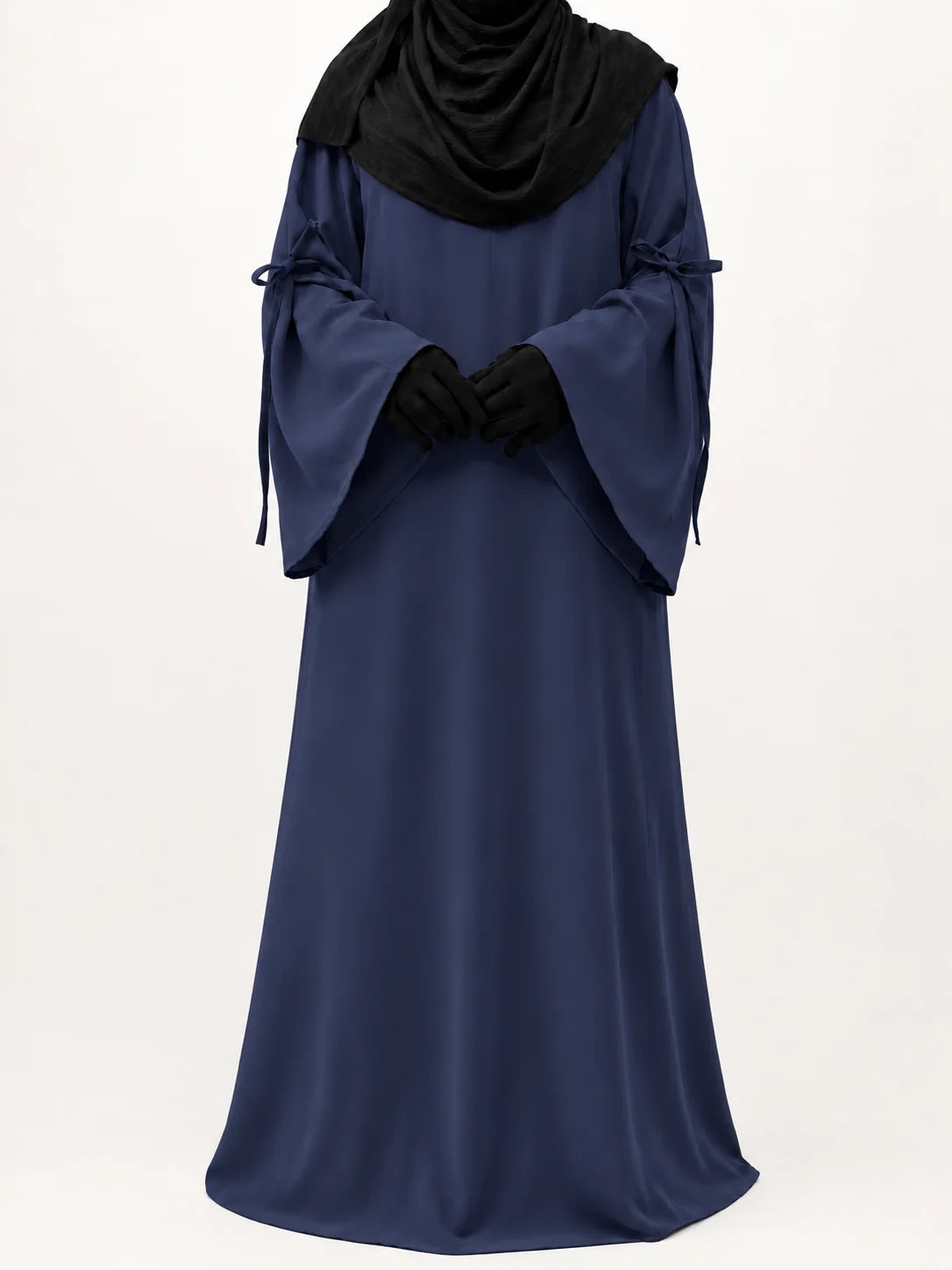 Navy Blue Laiba Basic Abaya