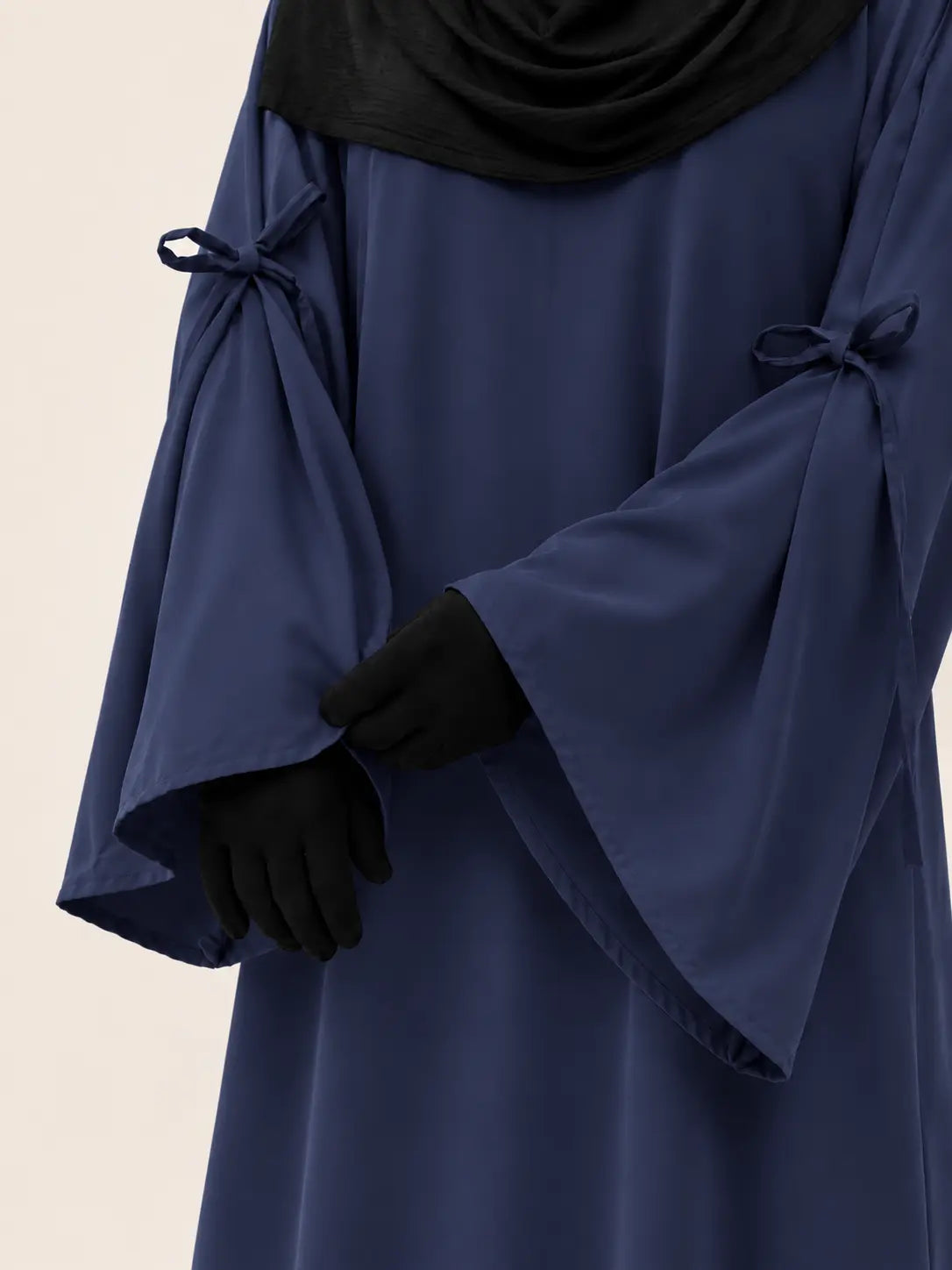 Navy Blue Laiba Basic Abaya