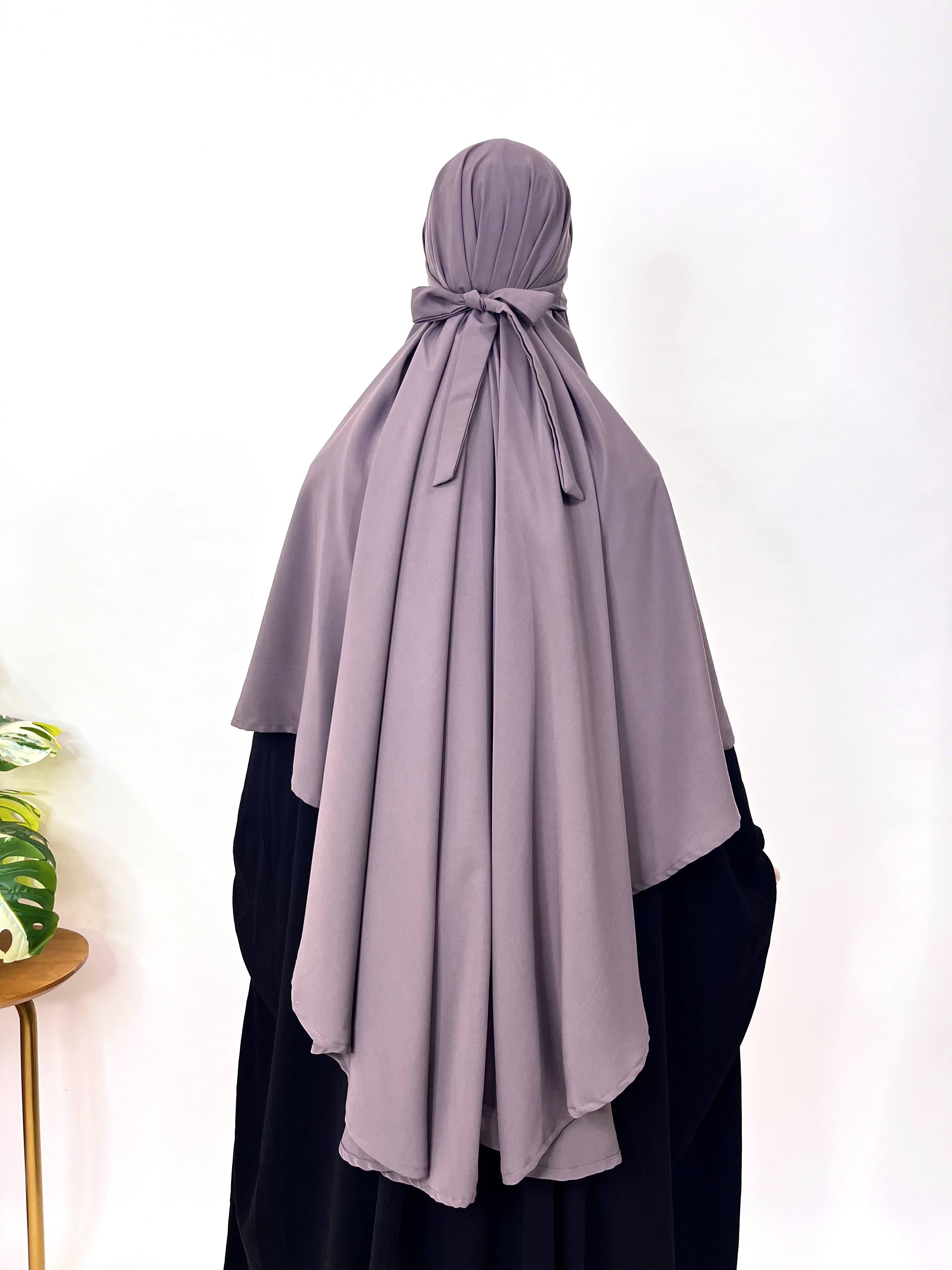 Lavender Round Khimar