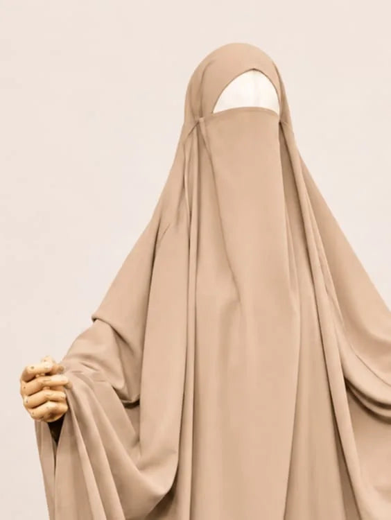 Beige Madina Jilbab