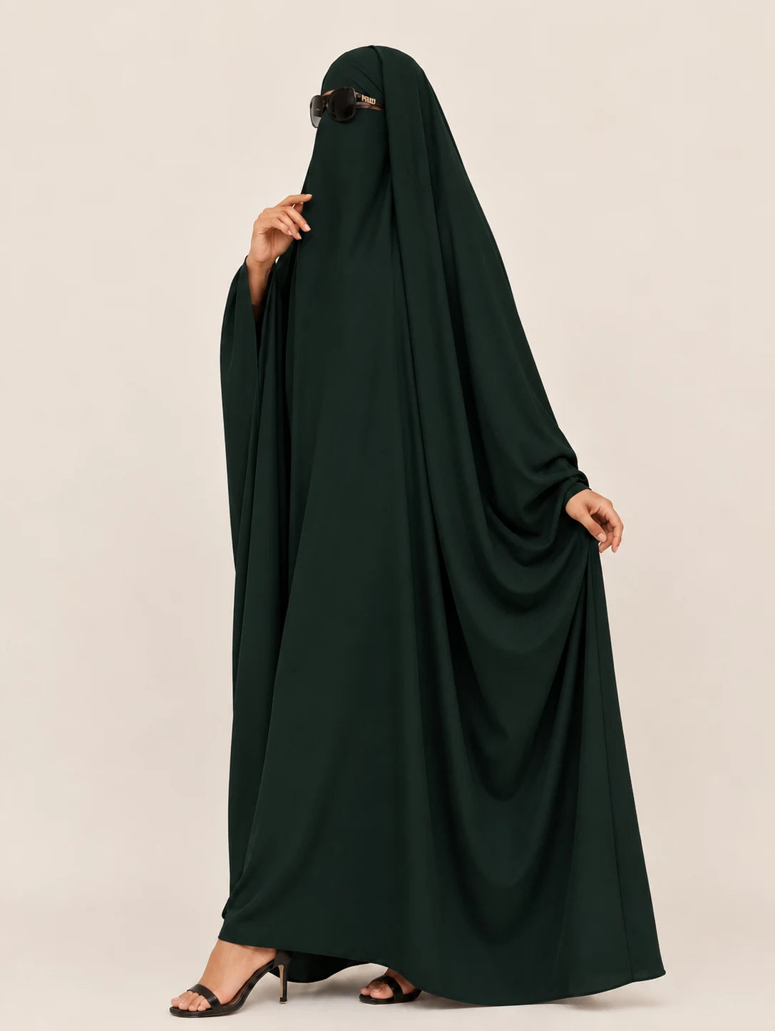 Hunter Green Madina Jilbab