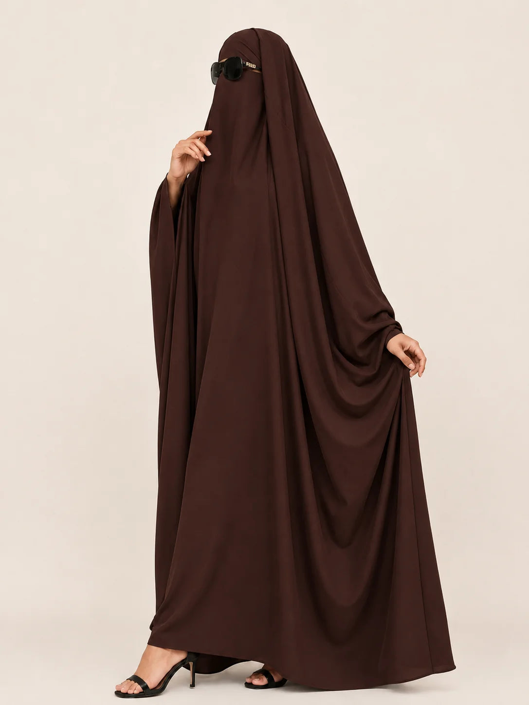 Brown Madina Jilbab