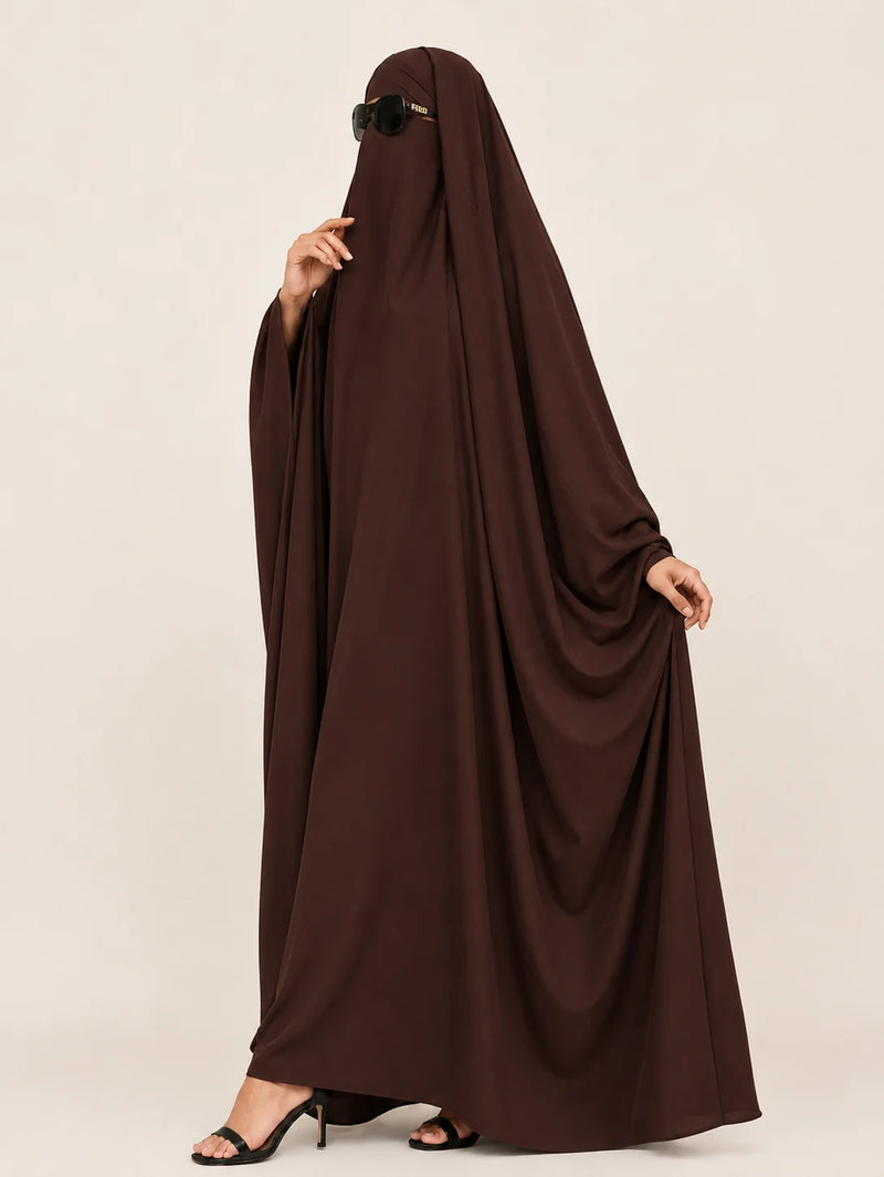 Brown Madina Jilbab