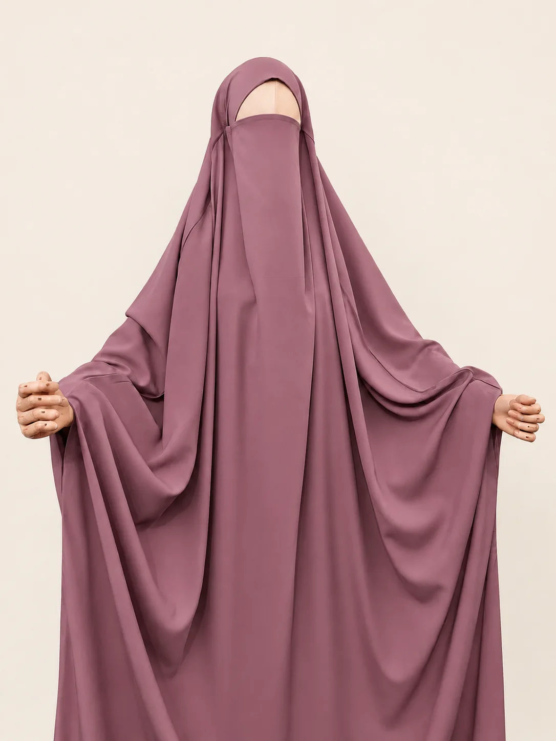 Dusty Mauve Madina Jilbab