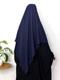 Navy Blue Diamond Khimar