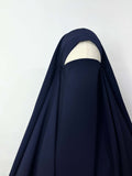 Navy Blue Diamond Khimar