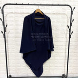 Navy Blue Diamond Khimar