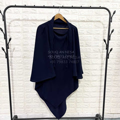 Navy Blue Diamond Khimar