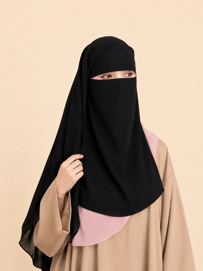 Single Layer Arabian Niqab