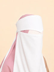 White Arabian Cat Eye Niqab