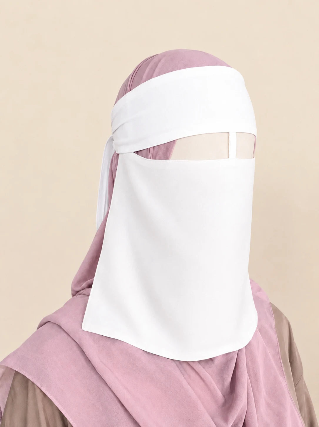 White Arabian Niqab