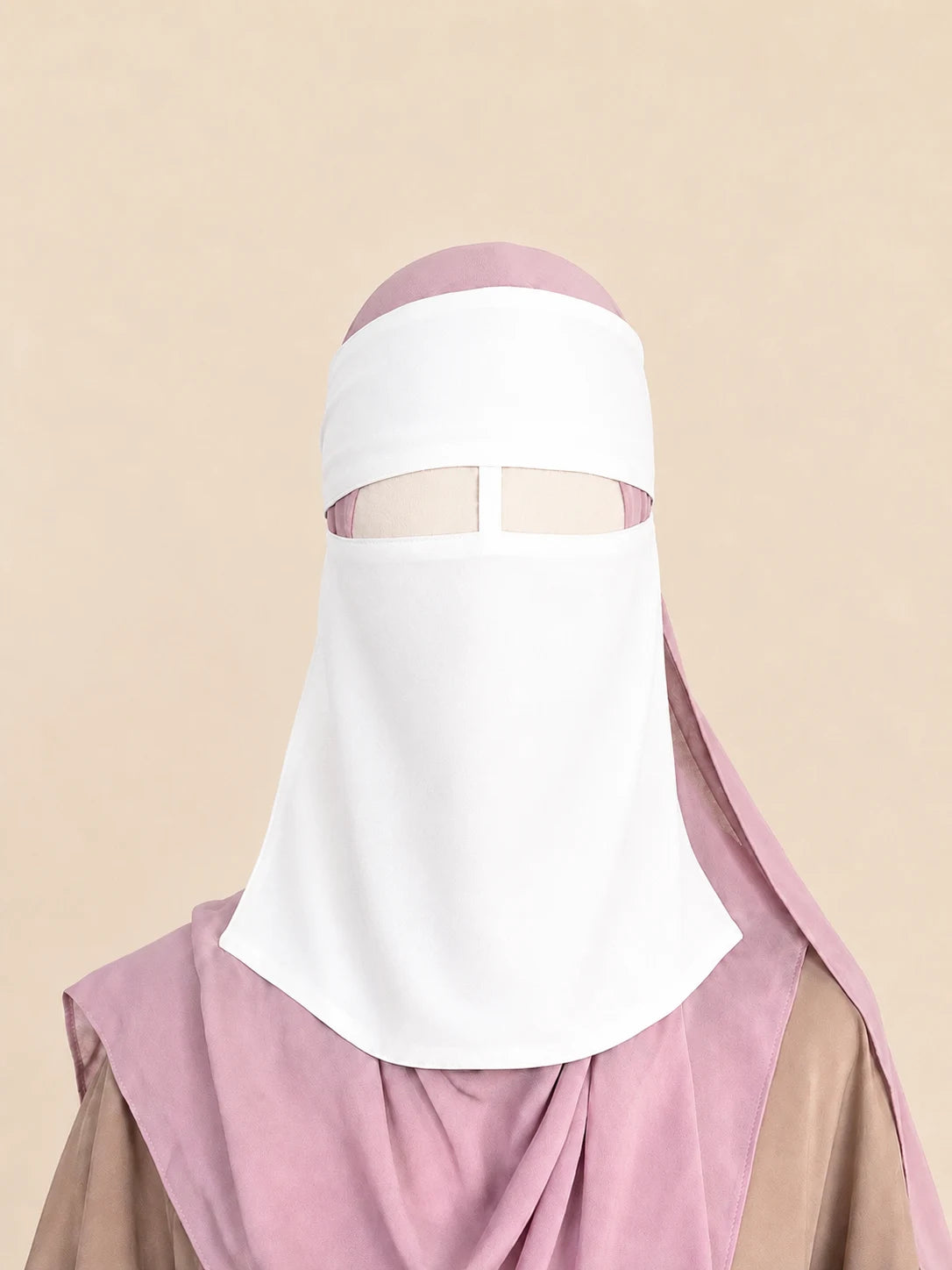 White Arabian Niqab