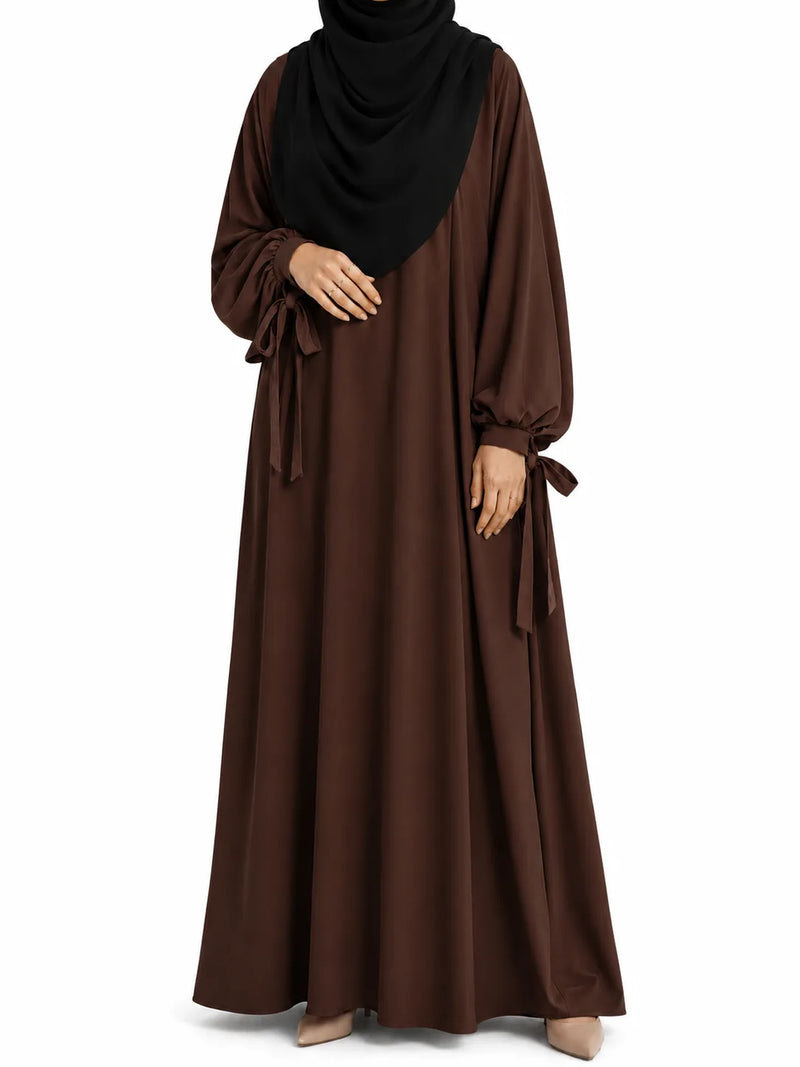 Brown Rahma Nursing Abaya