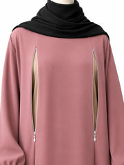 Pastel Pink Rahma Nursing Abaya
