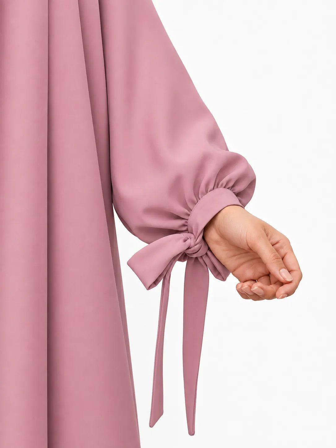 Pastel Pink Rahma Nursing Abaya