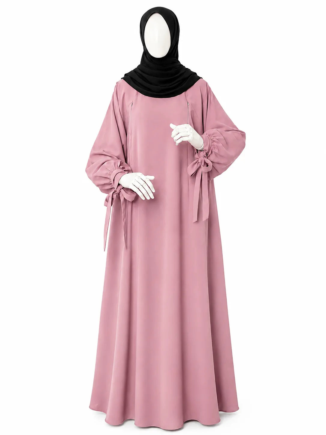 Pastel Pink Rahma Nursing Abaya