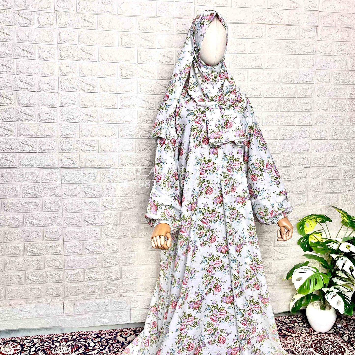 Full Prayer Dress With Dupatta