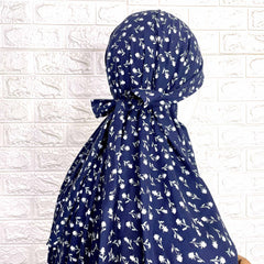 Blue Rayon Cotton Prayer Jilbab