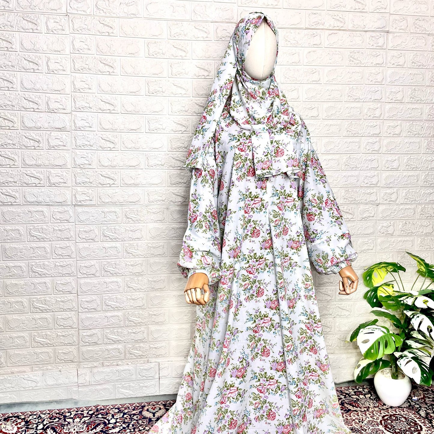 Full Prayer Dress With Dupatta