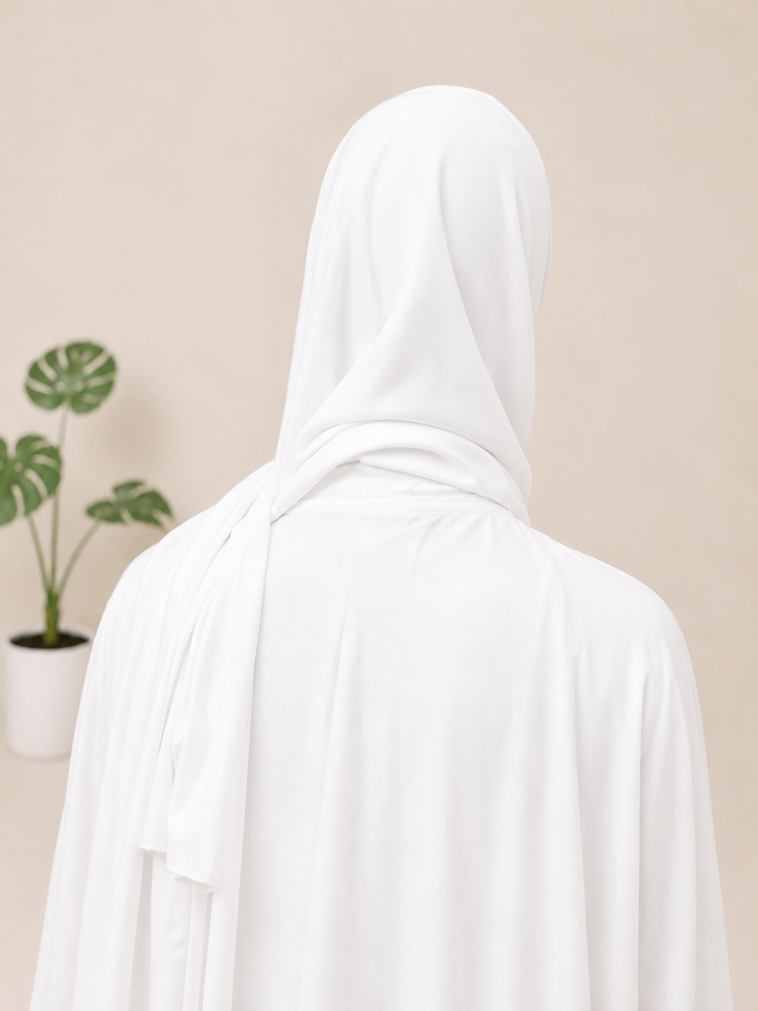 White Prayer Abaya