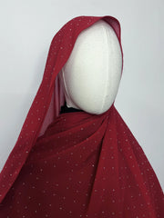 Rhinestones Hijab