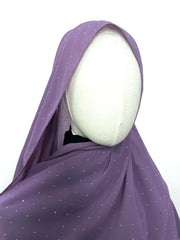 Rhinestones Hijab