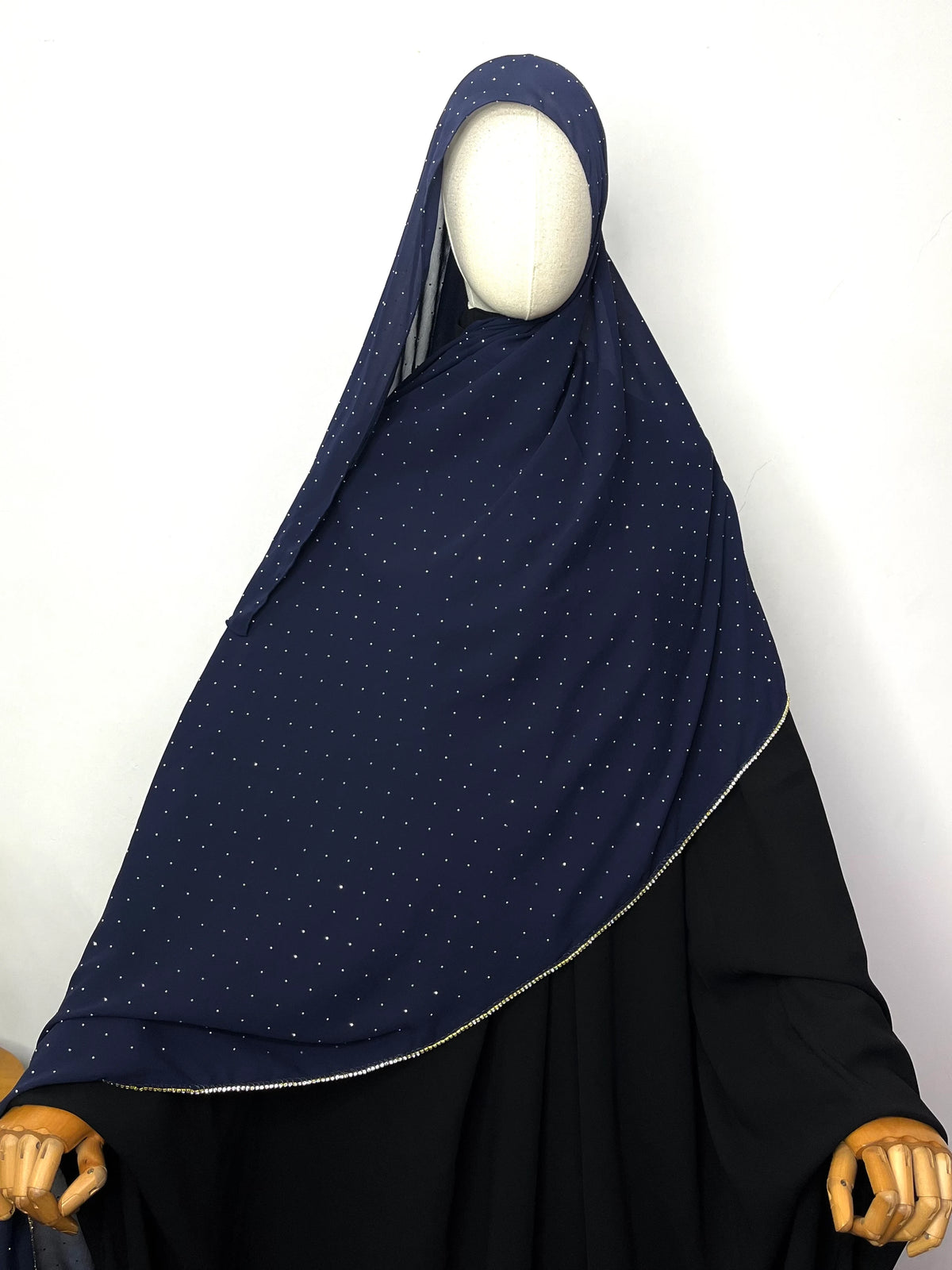 Rhinestones Hijab