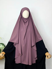 Dusty Mauve Round Khimar