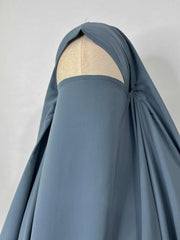 Grey Round Khimar