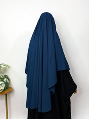 Crystal Blue Round Khimar