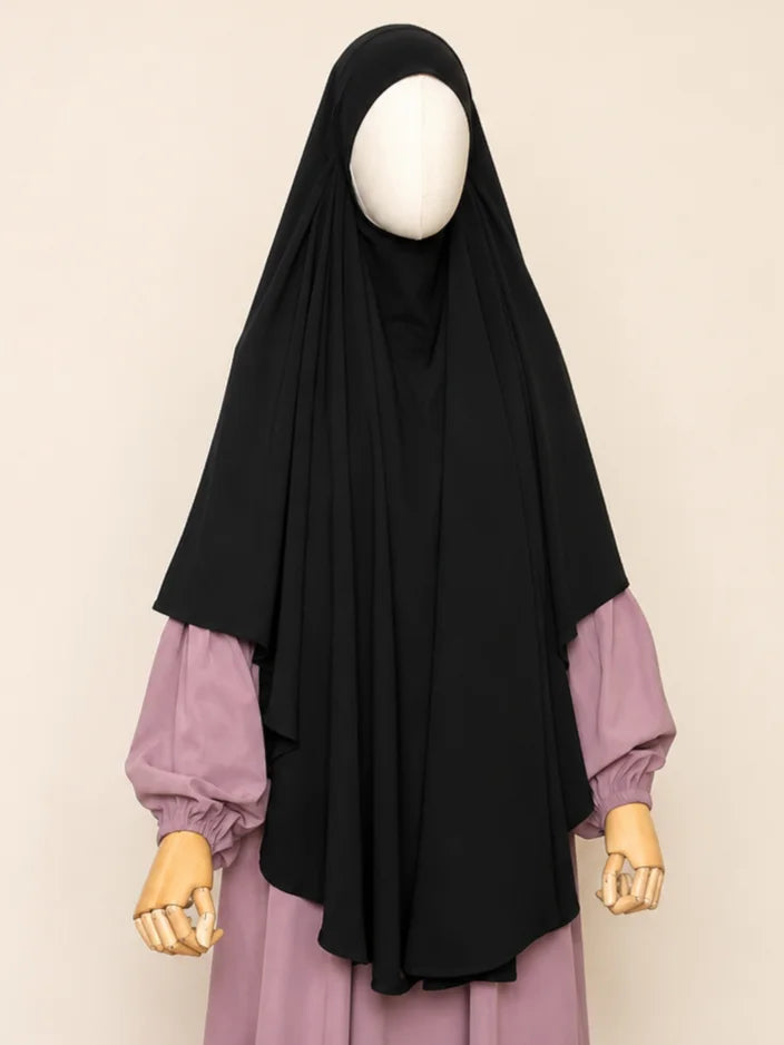 Cey Crush Black Round Khimar