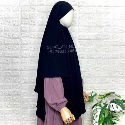 Cey Crush Black Round Khimar