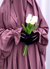 Dusty Mauve Saudi Jilbab