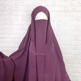 Dusty Mauve Saudi Jilbab