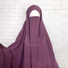 Dusty Mauve Saudi Jilbab
