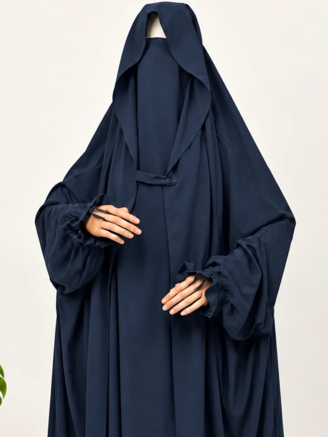 Crystal Blue Saudi Jilbab