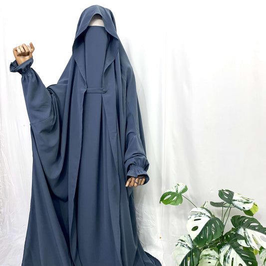 Grey Saudi Jilbab