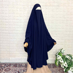 Navy Blue Awrah Khimar