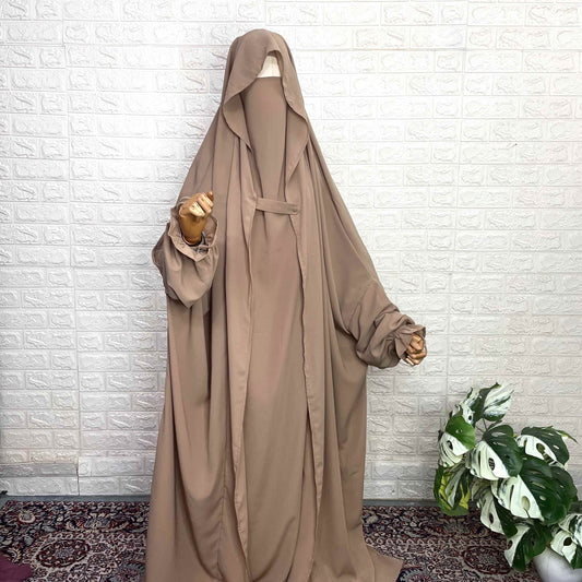 Beige Saudi Jilbab