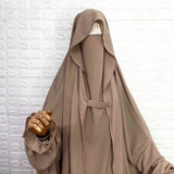 Beige Saudi Jilbab