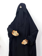 Black Saudi Jilbab