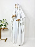 White Saudi Jilbab