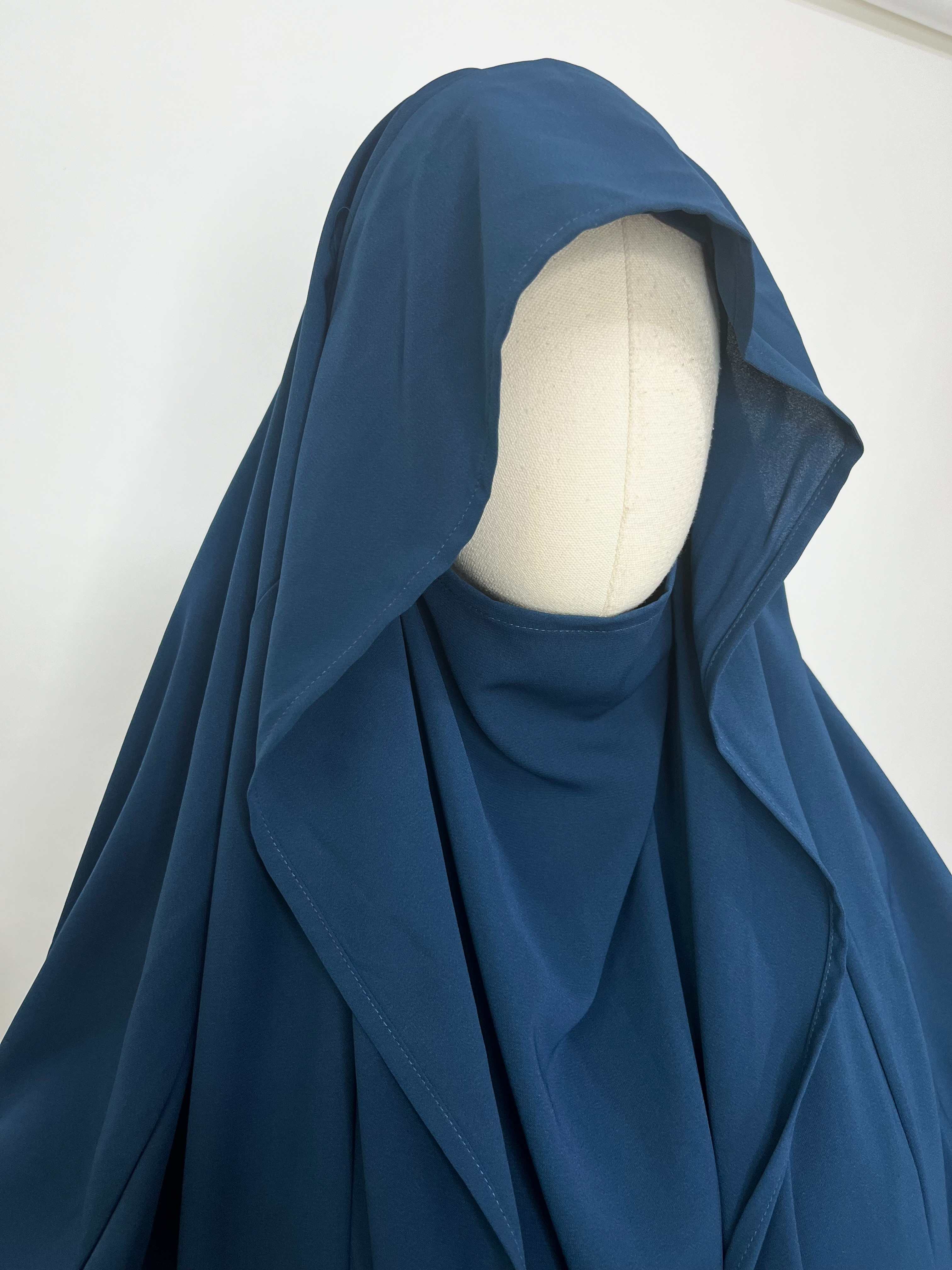 Crystal Blue Saudi Jilbab
