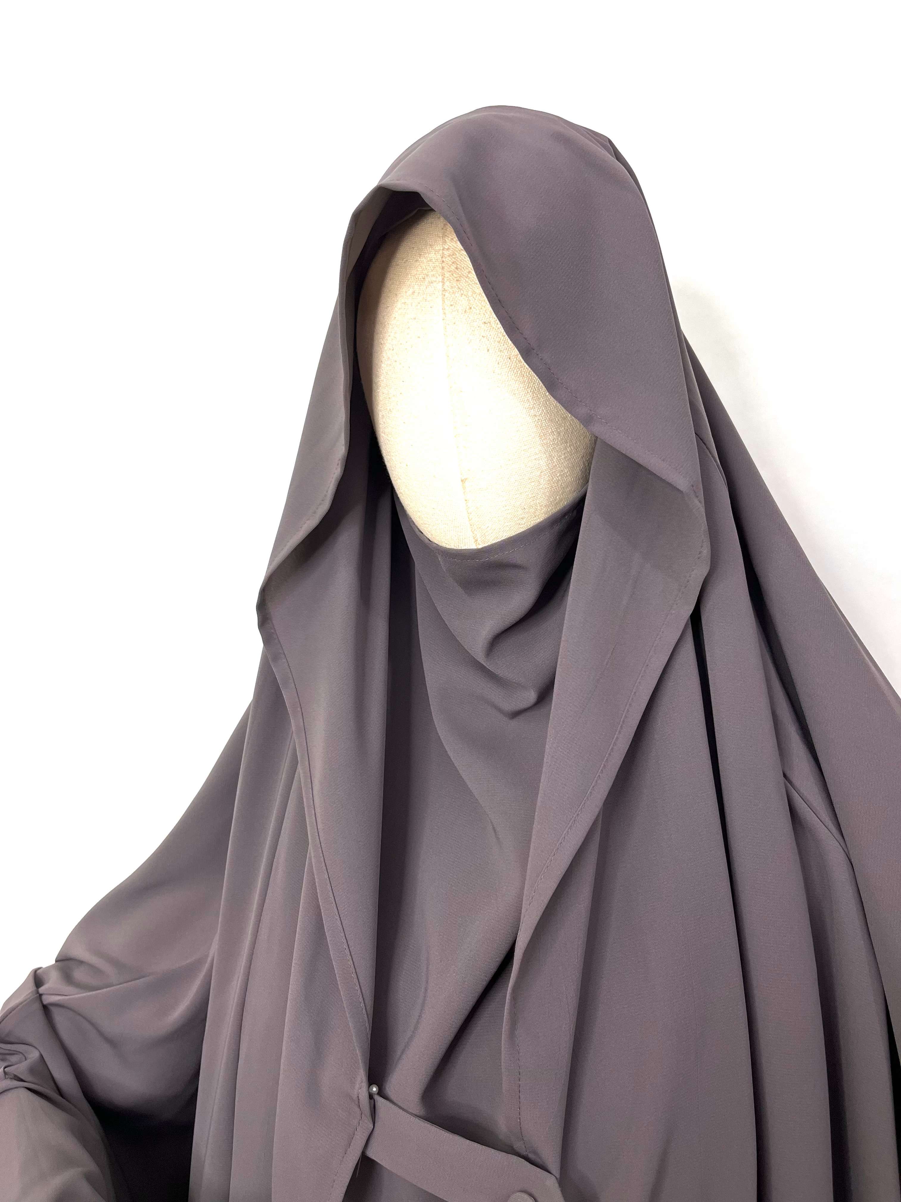 Lavender Saudi Jilbab