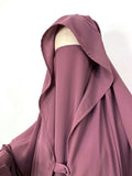 Dusty Mauve Saudi Jilbab