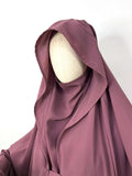 Dusty Mauve Saudi Jilbab