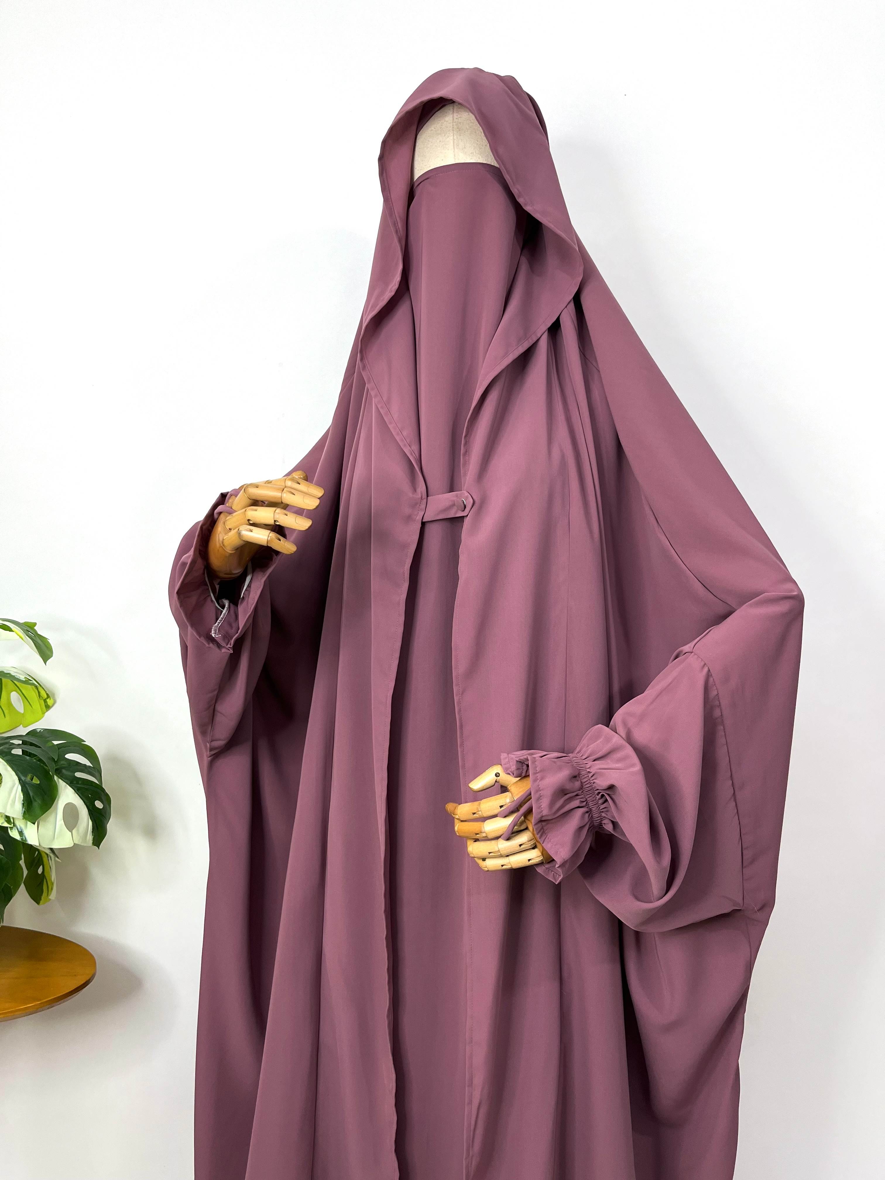 Dusty Mauve Saudi Jilbab