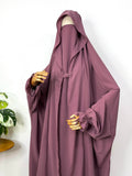 Dusty Mauve Saudi Jilbab