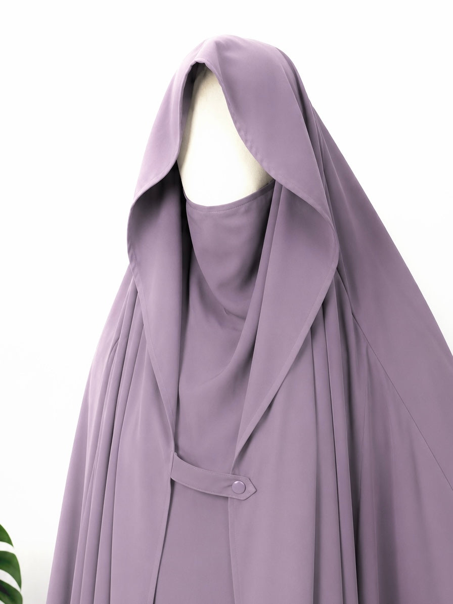 Lavender Saudi Jilbab