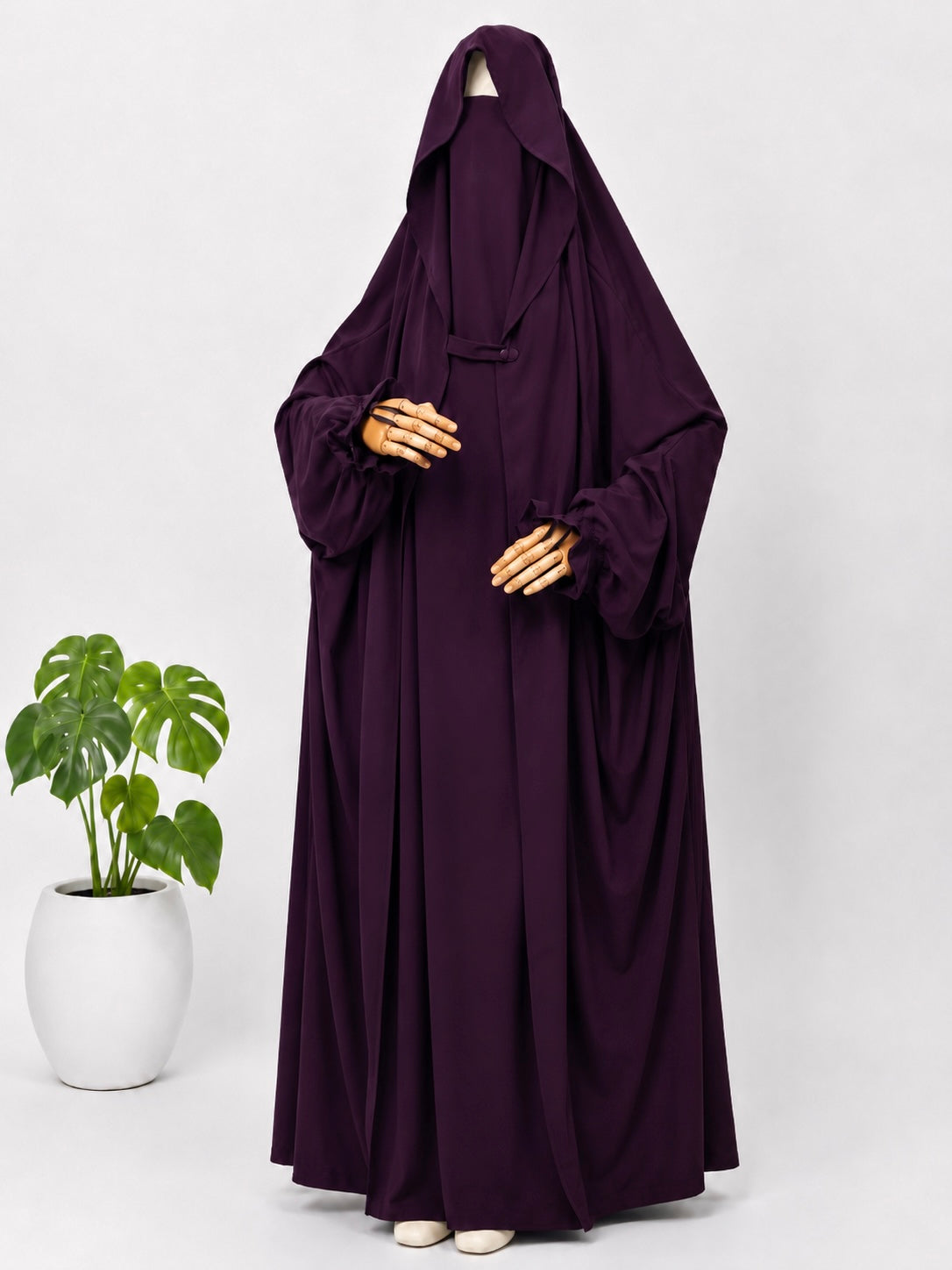 Plum Saudi Jilbab